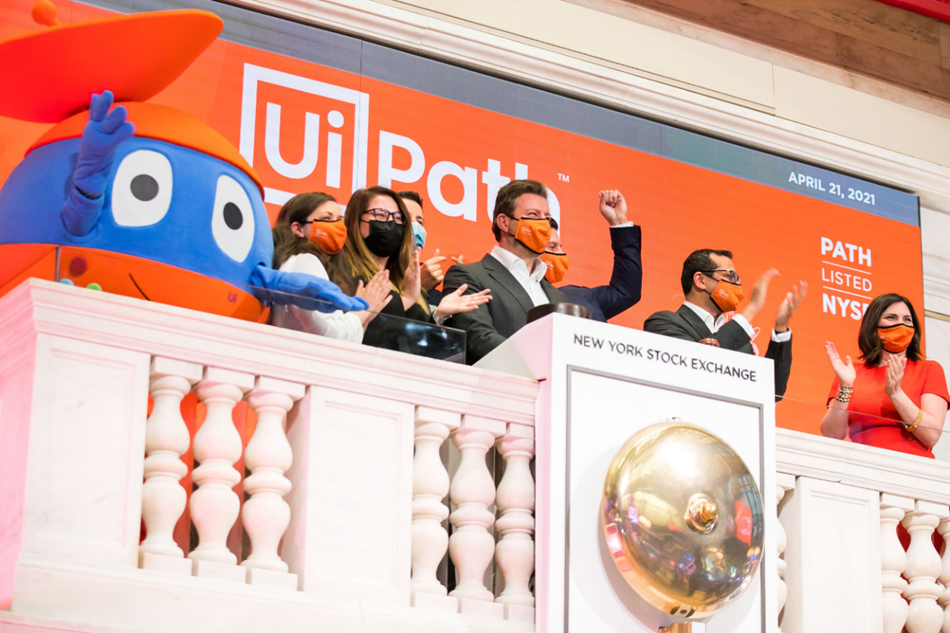 UiPath在紐交所掛牌上市：開盤暴漲23％，市值超過360億美元