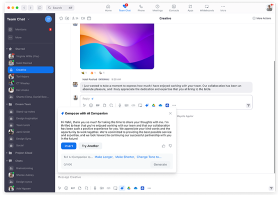 Zoom正式發布類ChatGPT產品—AI Companion